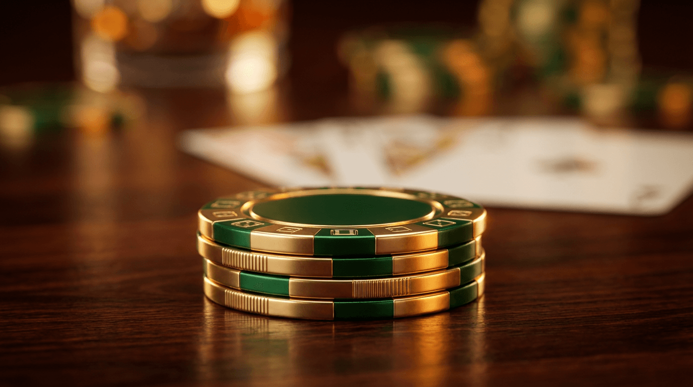Roulette wheel in motion at the gaming table